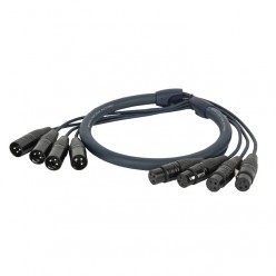 DAP FL9250 DMX Snake 4-way 3-pin XLR